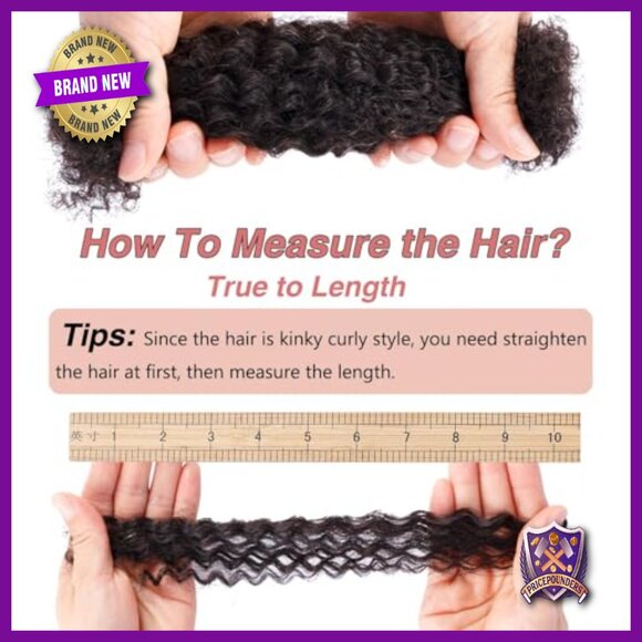 Afro Kinky Curly Human Hair Bundles 10 Inch 60g for Braiding Locs Extensions